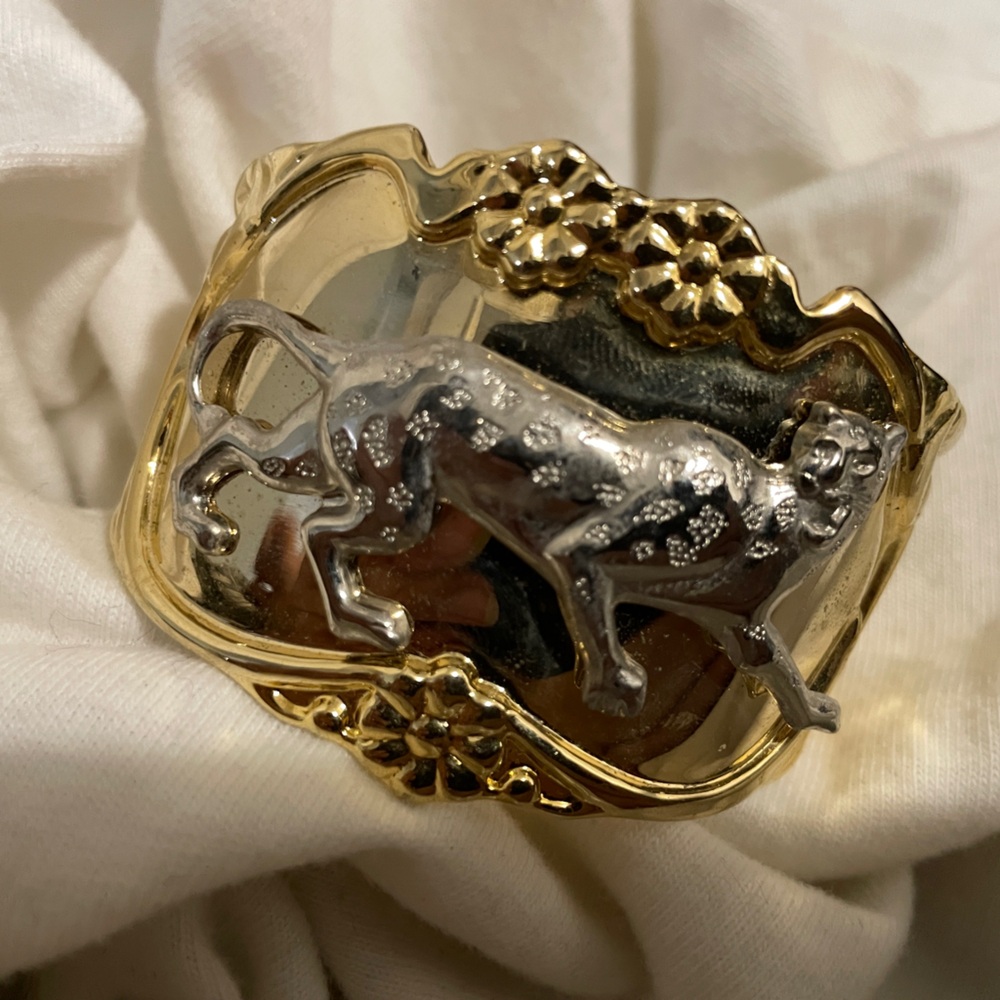 Gold and Silver Cheetah Bracelet